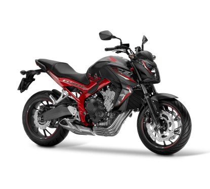 KIT Stickers Honda CB650F 2016 NOIR/ROUGE