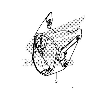 Carénage Contour Optique Avant Honda Msx 125 / Grom 125