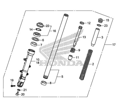 Fourche Avant Gauche Honda CB650F