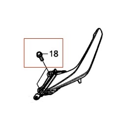 Kit Vis Poignée Passager Honda CB500F