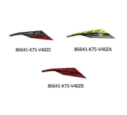 Autocollant Sticker Flanc Avant Droit Honda CB300F 2017