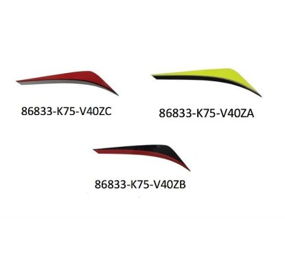 Mark Rear Cover Right Honda CB300F 2017