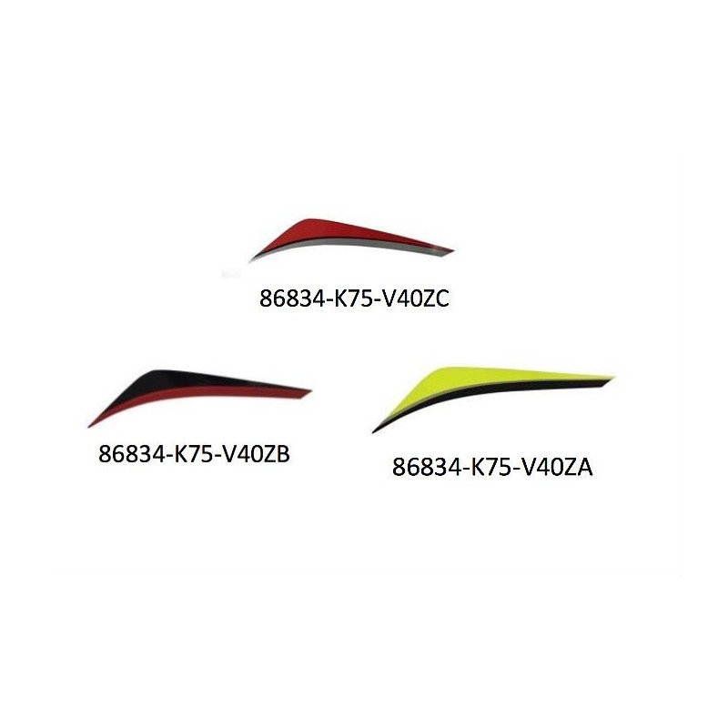 Mark Rear Cover Left Honda CB300F 2017 Mark Rear Cover Left Honda CB300F 2017