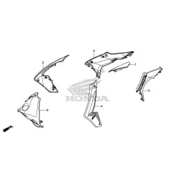 Rear Cover Reserve Tank Honda CRF 250L 2017 2018 2019