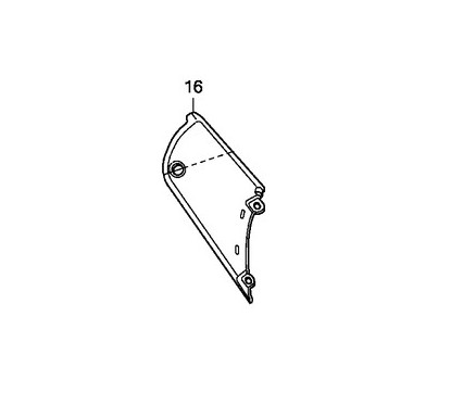 Couvre Echappement Arrière Honda CRF 250L 2017 2018 2019