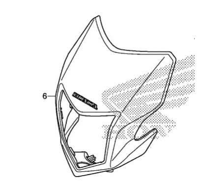 Contour Optique Honda CRF 250L 250M