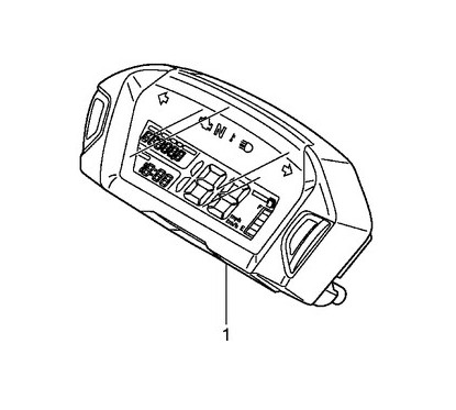 Compteur Honda CRF 250M