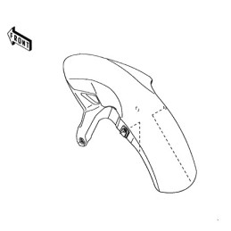 Garde Boue Avant Kawasaki Z650