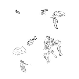 Carénage Ecope Gauche Kawasaki Z650