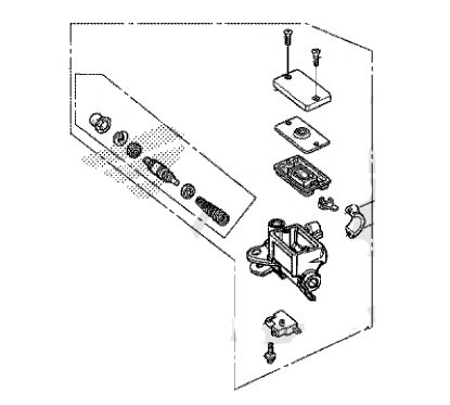 Maître Cylindre Frein Avant Honda Msx 125 / Grom 125