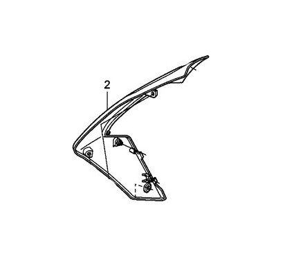 Shroud Front Right Honda CRF 250L 250M