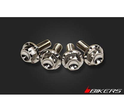 Set Vis de Bulle Stainless Bikers Moto et Scooter