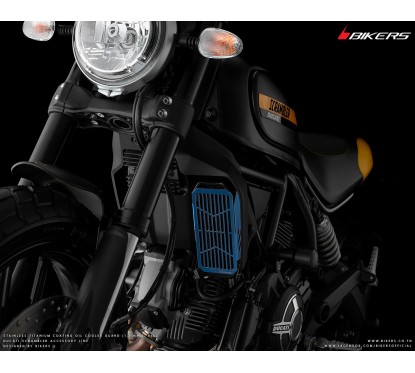 Grille Protection Radiateur Titane Bikers Ducati Scrambler