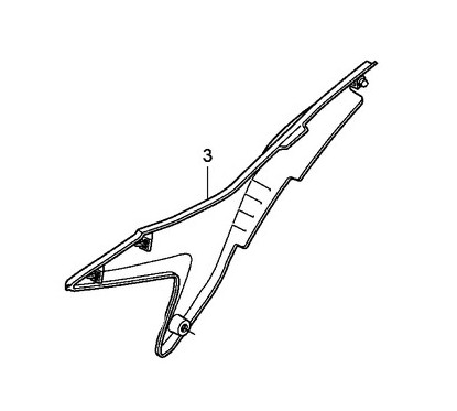 Carénage Arrière Droit Honda CRF 250L 250M