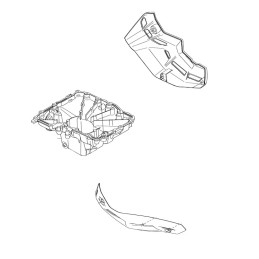 Cowling Lower Right Kawasaki Z900 2017 2018 2019