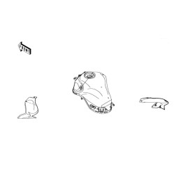 Cover Tank Right Kawasaki Z900 2017 2018 2019