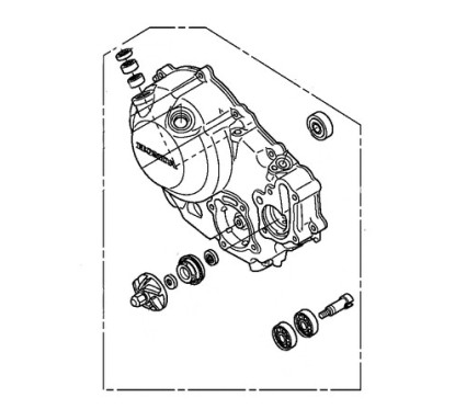 Cover Right Crankcase Honda CRF 250L RALLY 2017 2018 2019