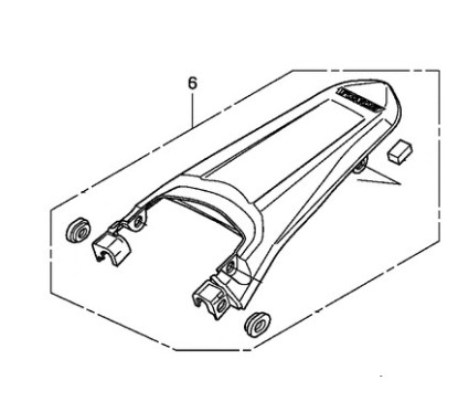 Garde Boue Arrière Honda CRF 250L 250M