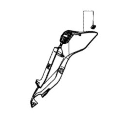 Couvre Reservoir Droit Honda CB650F 2017 2018