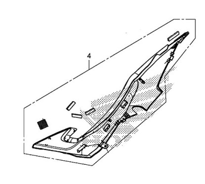 Carénage Centre Droit Honda CBR650F 2017 2018