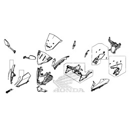 Windshield Honda CBR 650F 2017 2018