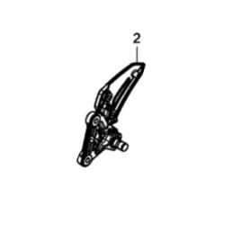 Holder Right Main Step Honda CBR650F