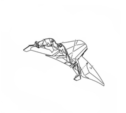 Garde Boue Arrière Yamaha XMAX 300