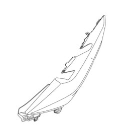 Rear Cowling Left Yamaha XMAX 300