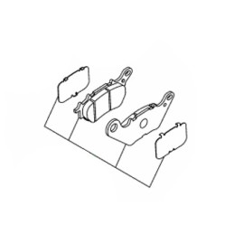 Rear Brake Pads Yamaha XMAX 300