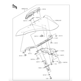 Accessory Seat Cowling Kawasaki Z900