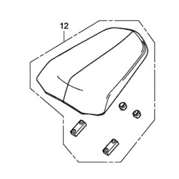 Selle Passager Honda CB500F