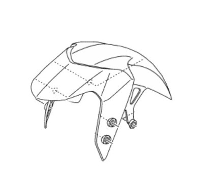 Garde Boue Avant Yamaha YZF R15 2017 2018 2019 2020