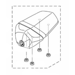 Tandem Seat Yamaha YZF R15 2017 2018 2019 2020