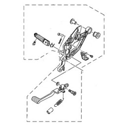 Front Right Step Assembly Yamaha YZF R15 2017 2018 2019 2020