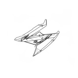 Carénage Avant Gauche Yamaha YZF R15 2017 2018 2019 2020