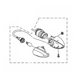 Front Left Flasher Light Yamaha YZF R15 2017 2018 2019 2020