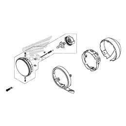 Contour Phare Avant Honda CMX500 Rebel 2017 2018 2019