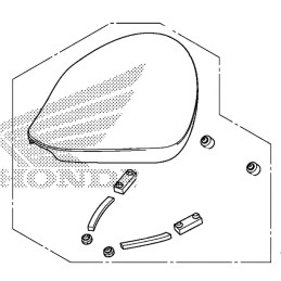 Selle Conducteur Honda CMX500 Rebel 2017 2018 2019