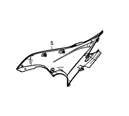 Cover Right Side Honda CB500F