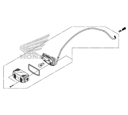 Taillight Unit Honda CMX500 Rebel 2017 2018 2019