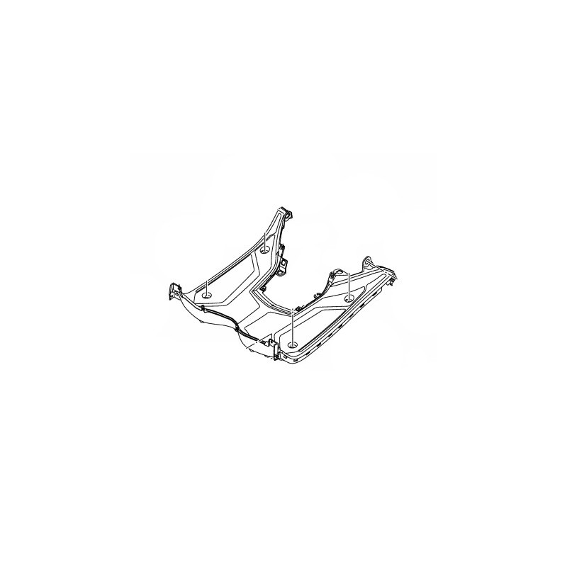 Plastique Repose Pieds Conducteur Yamaha Tricity 125/150 2016/18