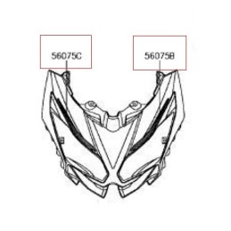 Stickers Kawasaki Versys 650 2017