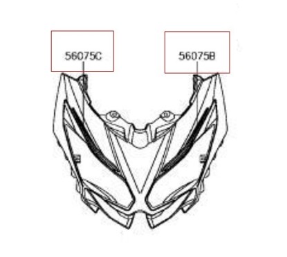 Stickers Kawasaki Versys 650 2017