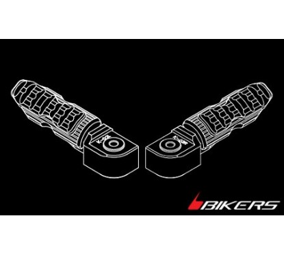 Repose Pieds Passager Bikers Kawasaki Ninja 400