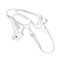 Front Fender Kawasaki NINJA 400