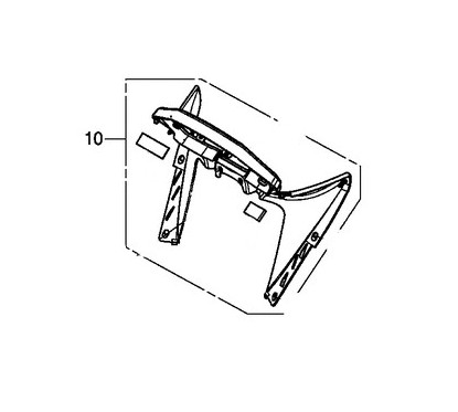Carénage Contour Compteur Honda CB500F