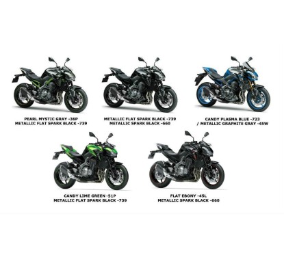 Kit Autocollant Ecope Droite Kawasaki Z900 2017 2018 2019