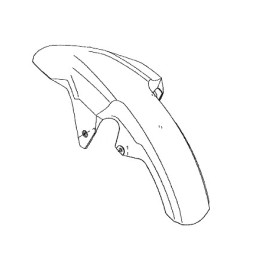 Front Fender Kawasaki Versys X-300