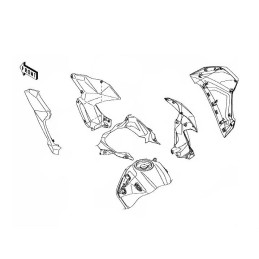 Carénage Flanc Avant Gauche Kawasaki Versys X-300