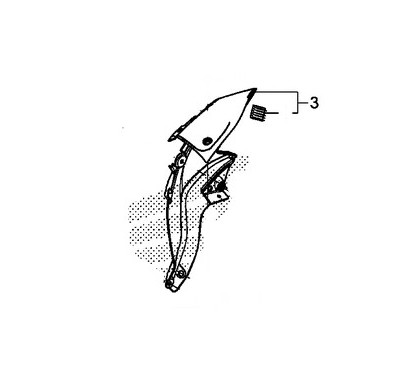Carénage Intérieur Flanc Avant Droit Honda CB500F